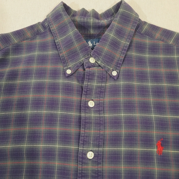 Ralph Lauren Mens Size XL Classic Fit Tartan Plaid Button Down Long Sleeve Shirt - Picture 1 of 13